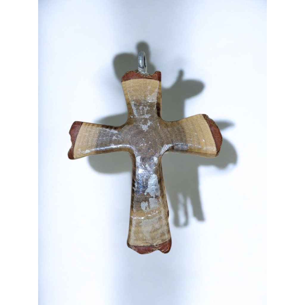 Handmade Olive Wood Rustic Cross, 3